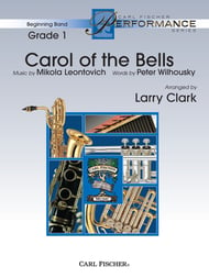 Carol of the Bells Concert Band sheet music cover Thumbnail
